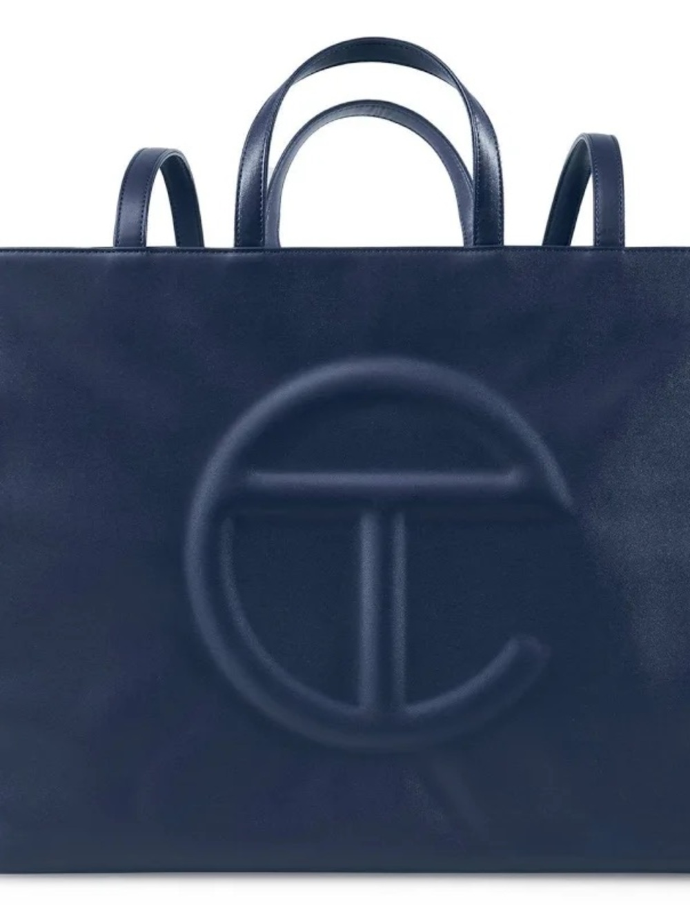 Telfar Navy Large Shopper Bag